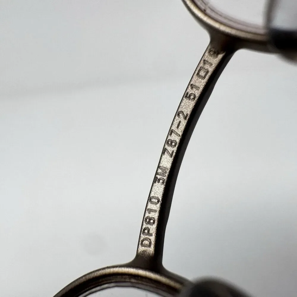 3M DP810 Brown Safety Eyeglass Frames 51-19-145 ANSI Z87-2 Demo Lenses